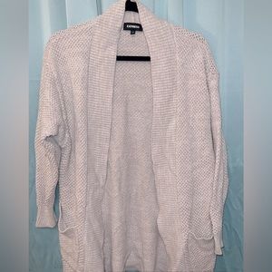 Express cream cardigan